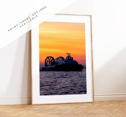 Southsea Hovercraft - Photography Print - Portsmouth and Southsea Prints - Wall Art -  Frame and Canvas Options - Portrait