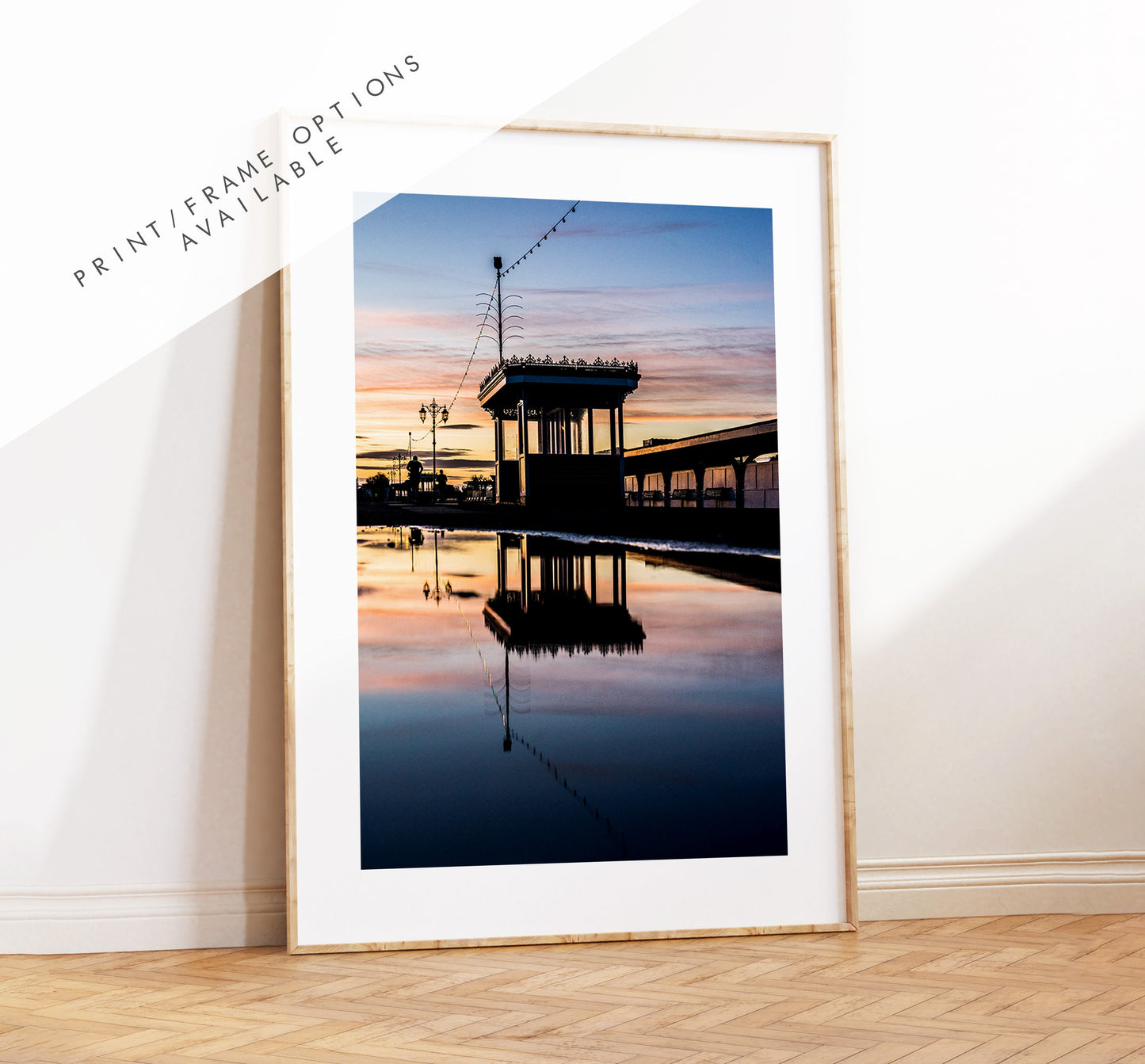 Southsea Shelters - Photography Print - Portsmouth and Southsea Prints - Wall Art -  Frame and Canvas Options - Portrait