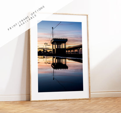 Southsea Shelters - Photography Print - Portsmouth and Southsea Prints - Wall Art -  Frame and Canvas Options - Portrait