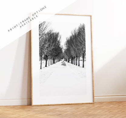 Snowy Southsea - Photography Print - Portsmouth and Southsea Prints - Wall Art -  Frame and Canvas Options - Portrait