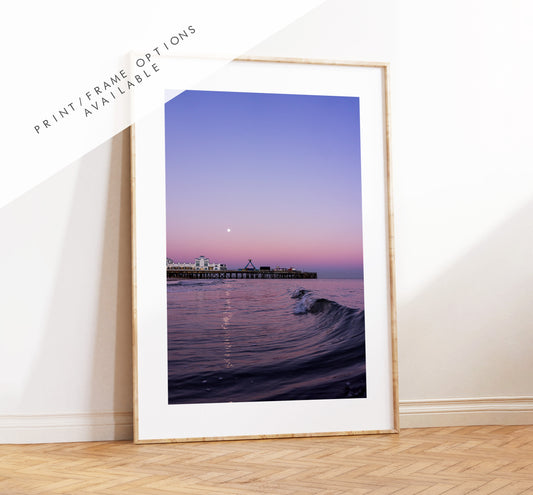 Southsea Beach - Photography Print - Portsmouth and Southsea Prints - Wall Art -  Frame and Canvas Options - Portrait