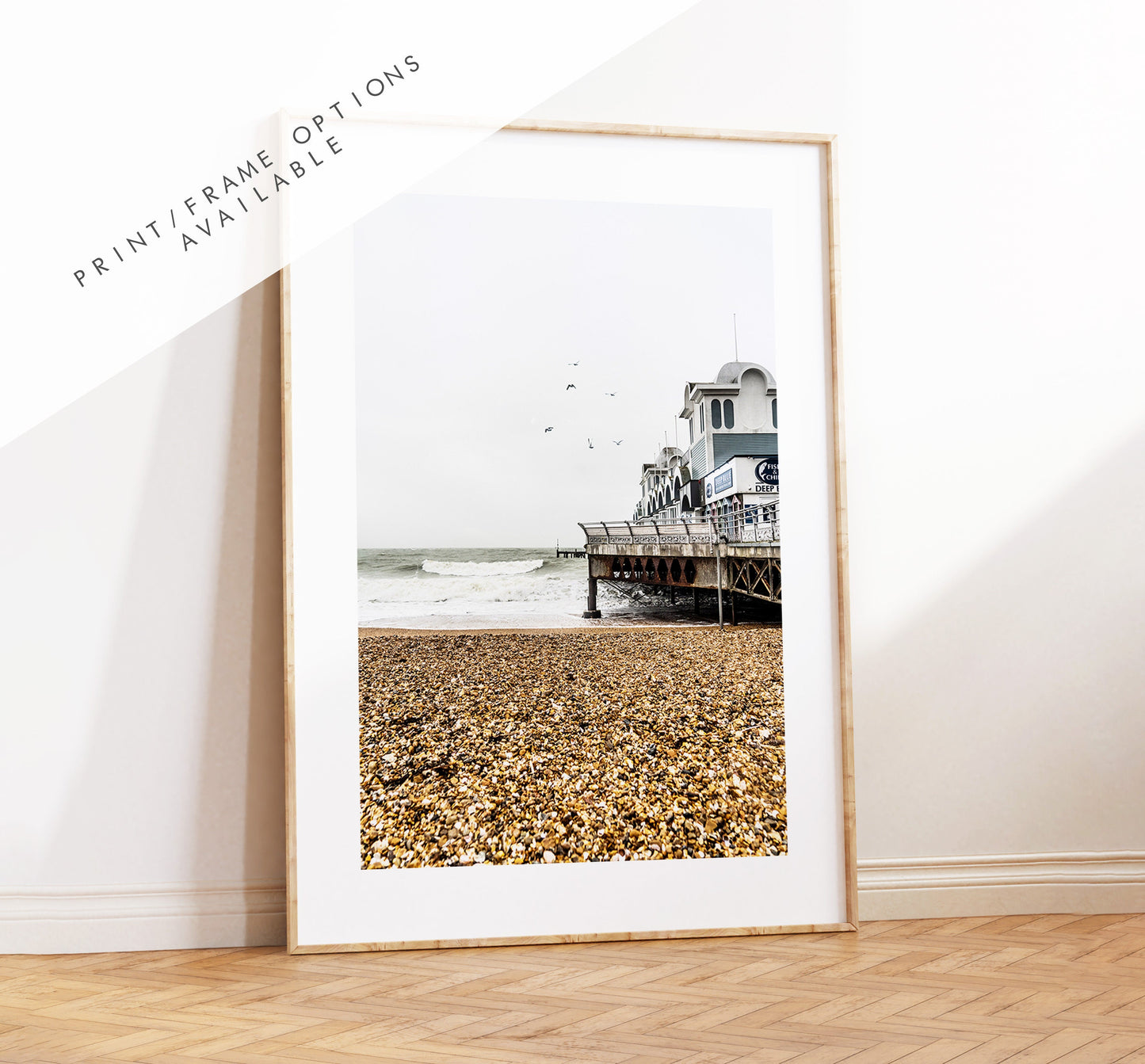 Southsea Pier - Photography Print - Portsmouth and Southsea Prints - Wall Art -  Frame and Canvas Options - Portrait