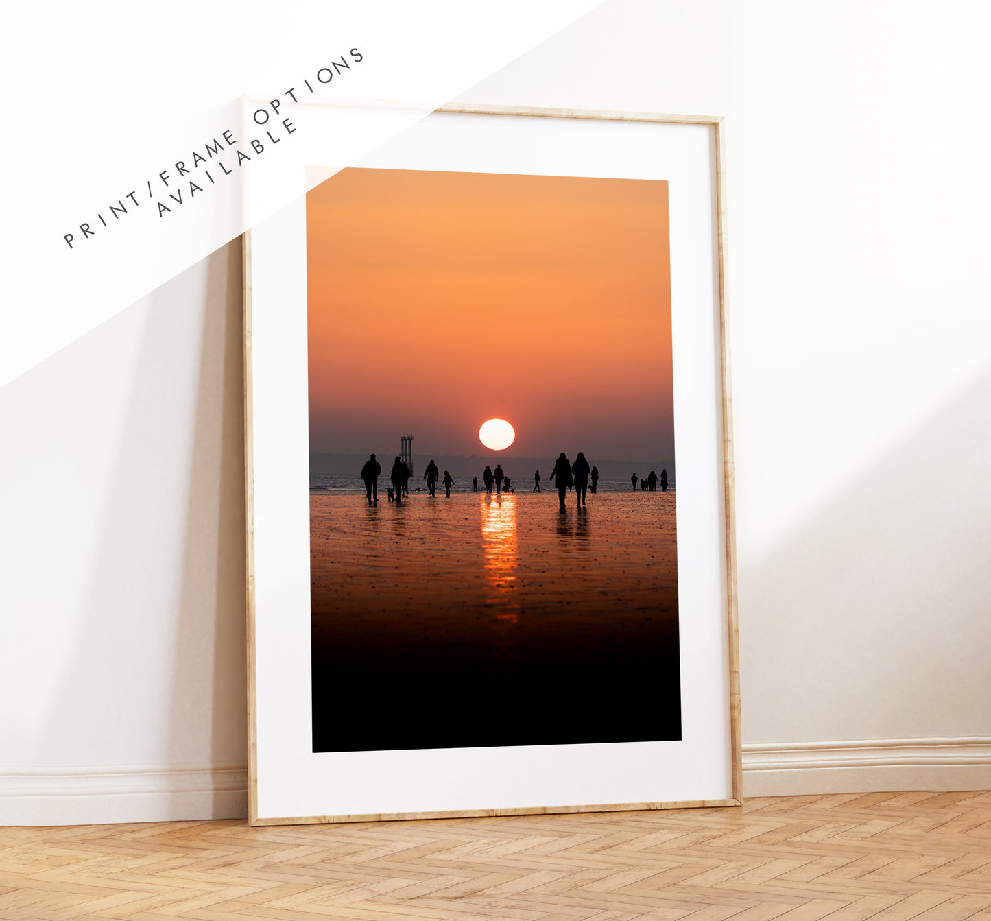 Southsea Sunsets - Photography Print - Portsmouth and Southsea Prints - Wall Art -  Frame and Canvas Options - Portrait