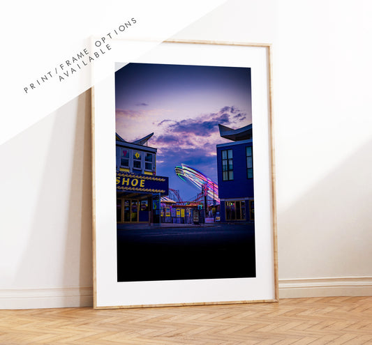 Clarence Pier - Photography Print - Portsmouth and Southsea Prints - Wall Art -  Frame and Canvas Options - Portrait