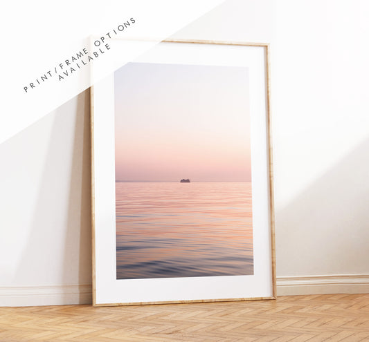 Southsea Sunsets - Photography Print - Portsmouth and Southsea Prints - Wall Art -  Frame and Canvas Options - Portrait