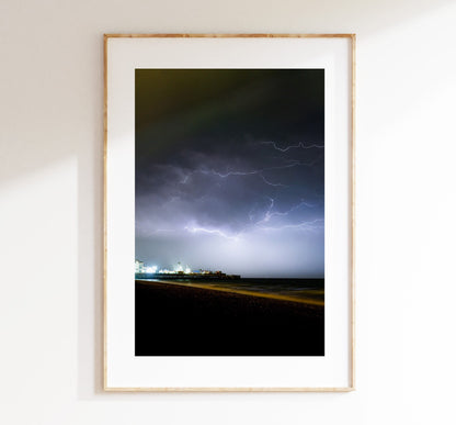 Southsea Storms - Photography Print - Portsmouth and Southsea Prints - Wall Art -  Frame and Canvas Options - Portrait