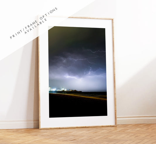 Southsea Storms - Photography Print - Portsmouth and Southsea Prints - Wall Art -  Frame and Canvas Options - Portrait