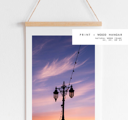 Southsea Sunset - Photography Print - Portsmouth and Southsea Prints - Wall Art -  Frame and Canvas Options - Portrait