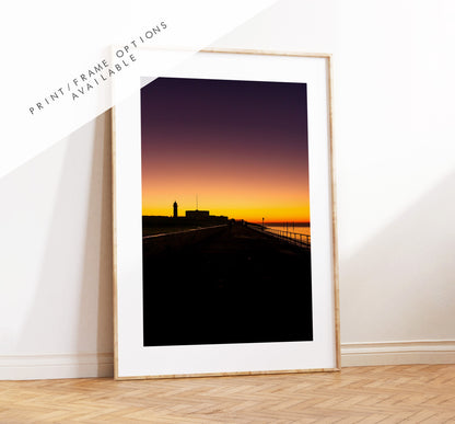 Southsea Sunrise - Photography Print - Portsmouth and Southsea Prints - Wall Art -  Frame and Canvas Options - Portrait