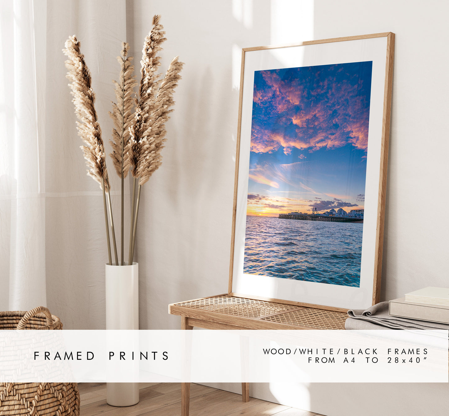 South Parade Pier - Photography Print - Portsmouth and Southsea Prints - Wall Art -  Frame and Canvas Options - Portrait