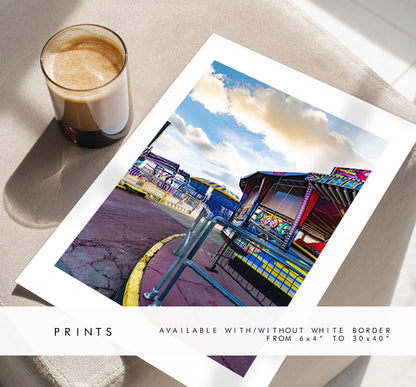 Clarence Pier - Photography Print - Portsmouth and Southsea Prints - Wall Art -  Frame and Canvas Options - Portrait