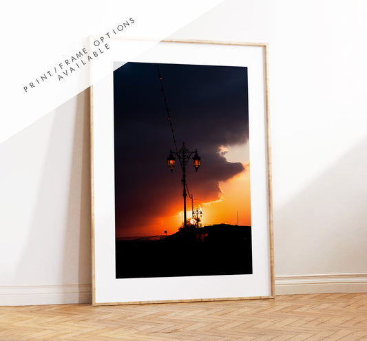 Southsea Sunsets - Photography Print - Portsmouth and Southsea Prints - Wall Art -  Frame and Canvas Options - Portrait