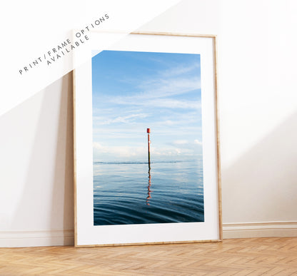 Southsea Beach - Photography Print - Portsmouth and Southsea Prints - Wall Art -  Frame and Canvas Options - Portrait