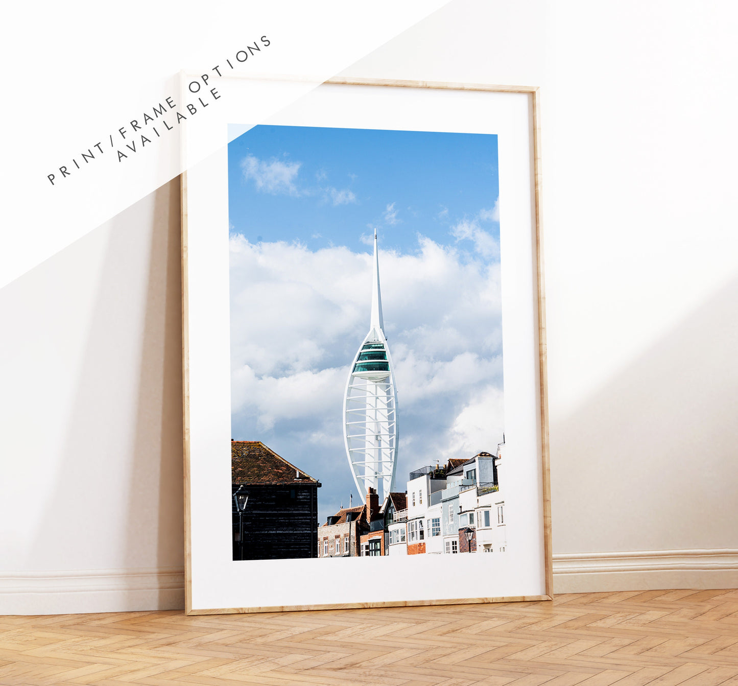 Spinnaker Tower - Photography Print - Portsmouth and Southsea Prints - Wall Art -  Frame and Canvas Options - Portrait