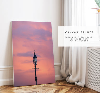 Southsea Sunset - Photography Print - Portsmouth and Southsea Prints - Wall Art -  Frame and Canvas Options - Portrait