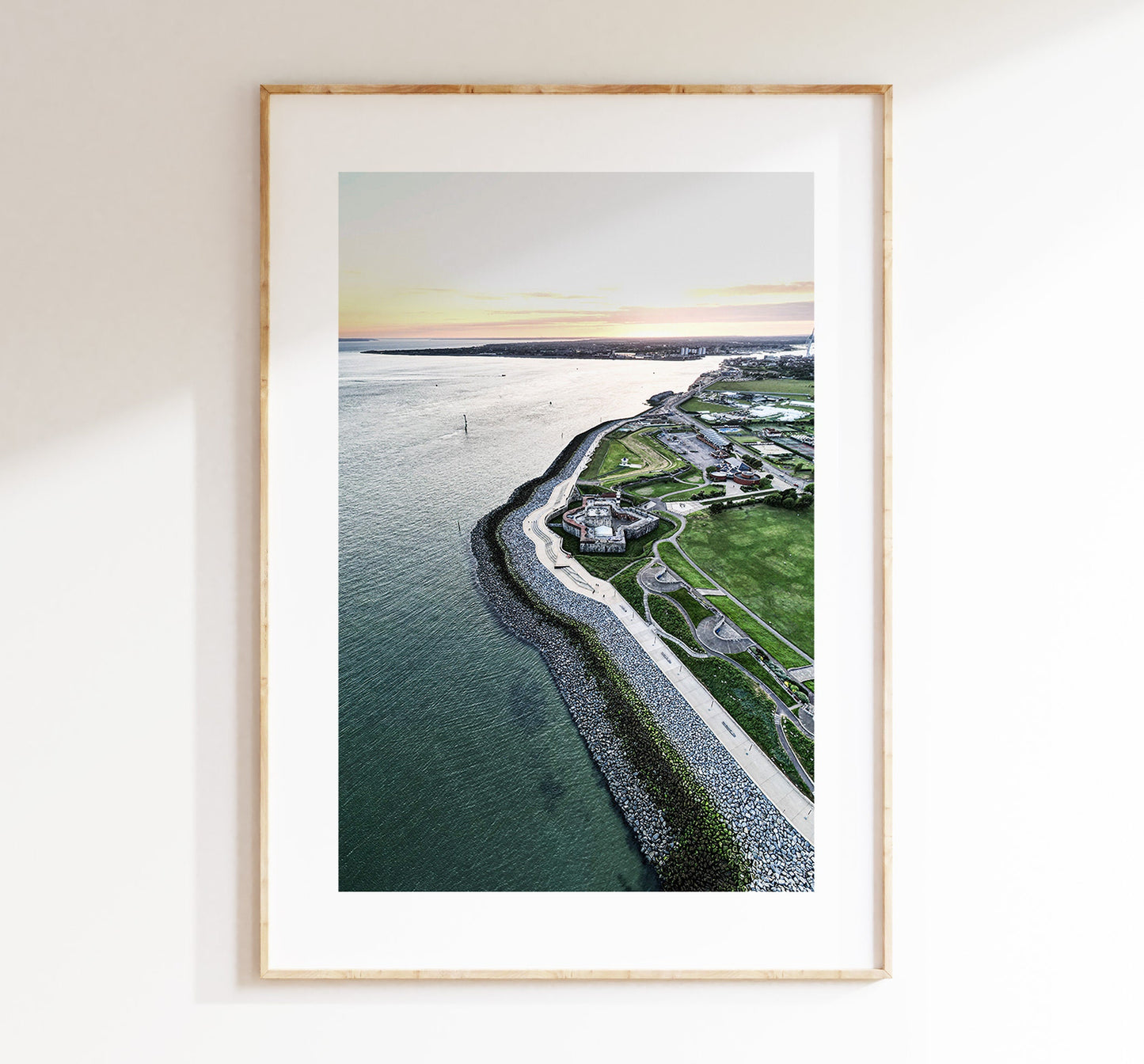 Southsea Castle - Photography Print - Portsmouth and Southsea Prints - Wall Art -  Frame and Canvas Options - Portrait - Aerial