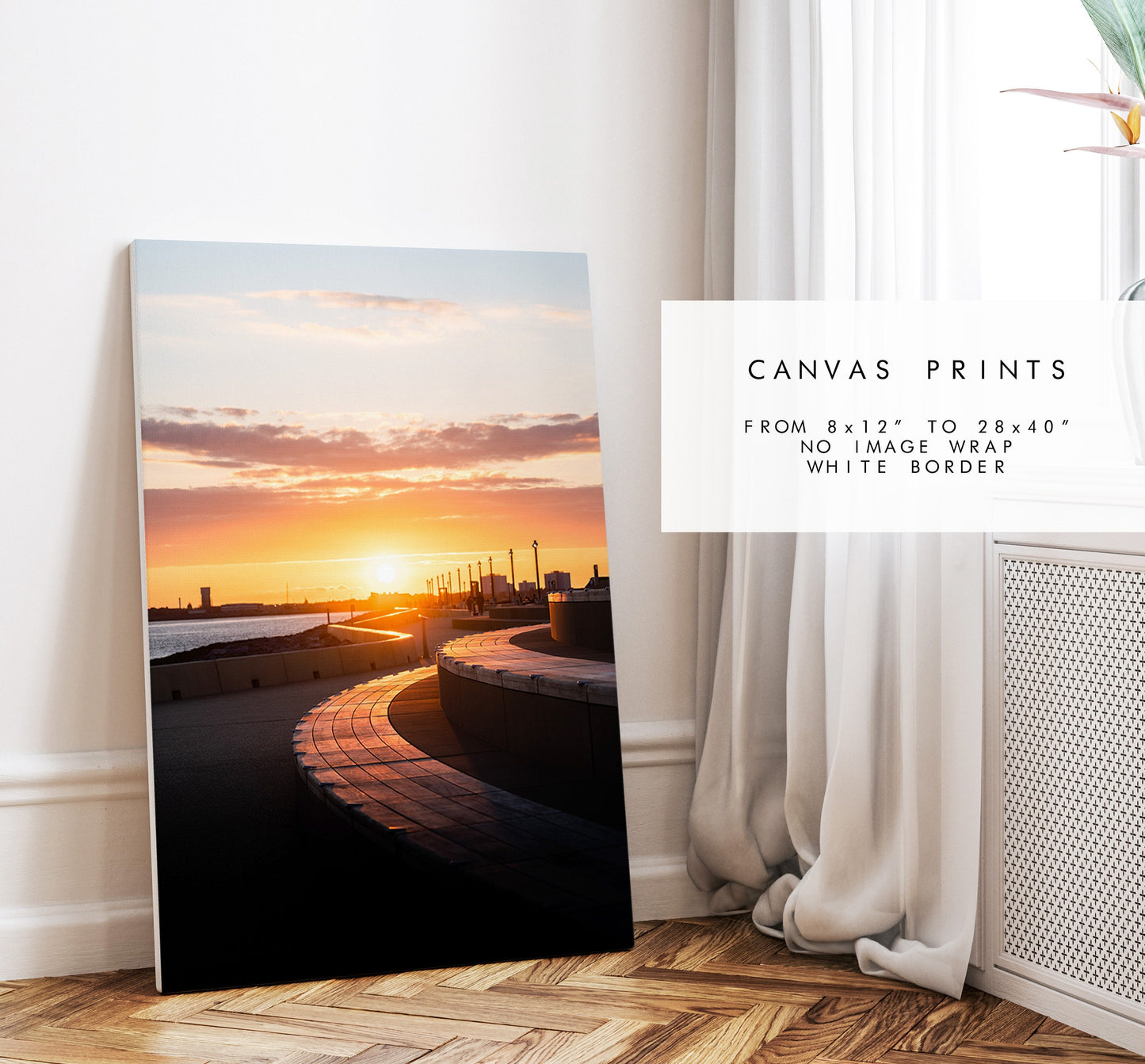 Southsea Seafront - Photography Print - Portsmouth and Southsea Prints - Wall Art -  Frame and Canvas Options - Portrait