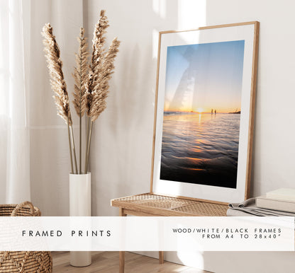 Southsea Beach - Photography Print - Portsmouth and Southsea Prints - Wall Art -  Frame and Canvas Options - Portrait