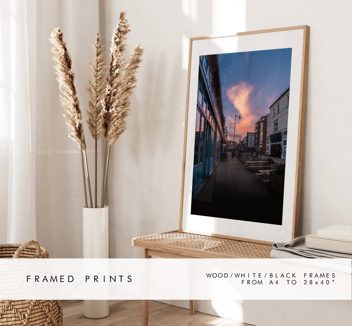 Palmerston Road - Photography Print - Portsmouth and Southsea Prints - Wall Art -  Frame and Canvas Options -  Portrait