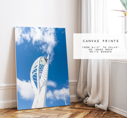 Spinnaker Tower - Photography Print - Portsmouth and Southsea Prints - Wall Art -  Frame and Canvas Options - Portrait