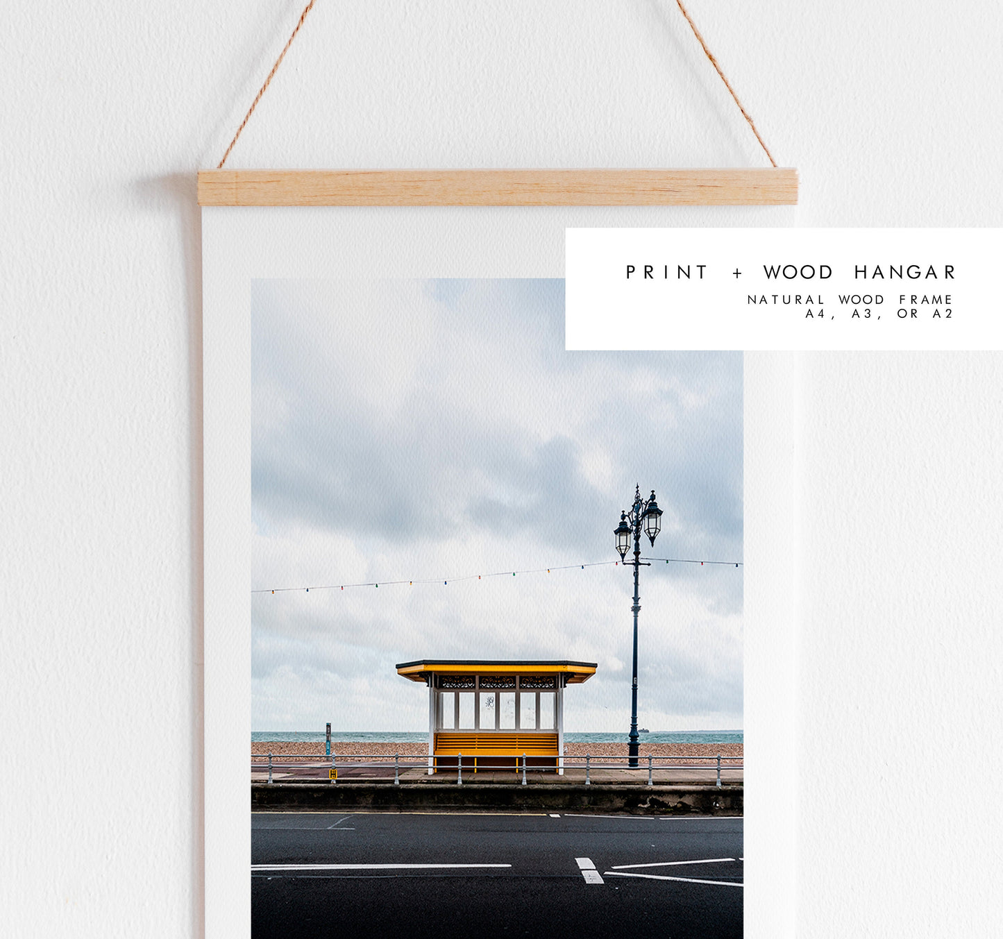 Southsea Shelters - Photography Print - Portsmouth and Southsea Prints - Wall Art -  Frame and Canvas Options - Portrait