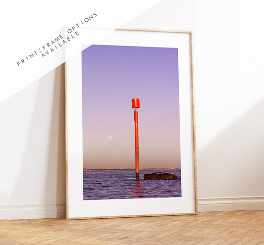 Eastney Beach - Photography Print - Portsmouth and Southsea Prints - Wall Art -  Frame and Canvas Options - Portrait