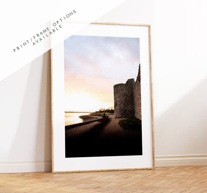 Portchester Castle - Photography Print - Portsmouth and Southsea Prints - Wall Art -  Frame and Canvas Options - Portrait