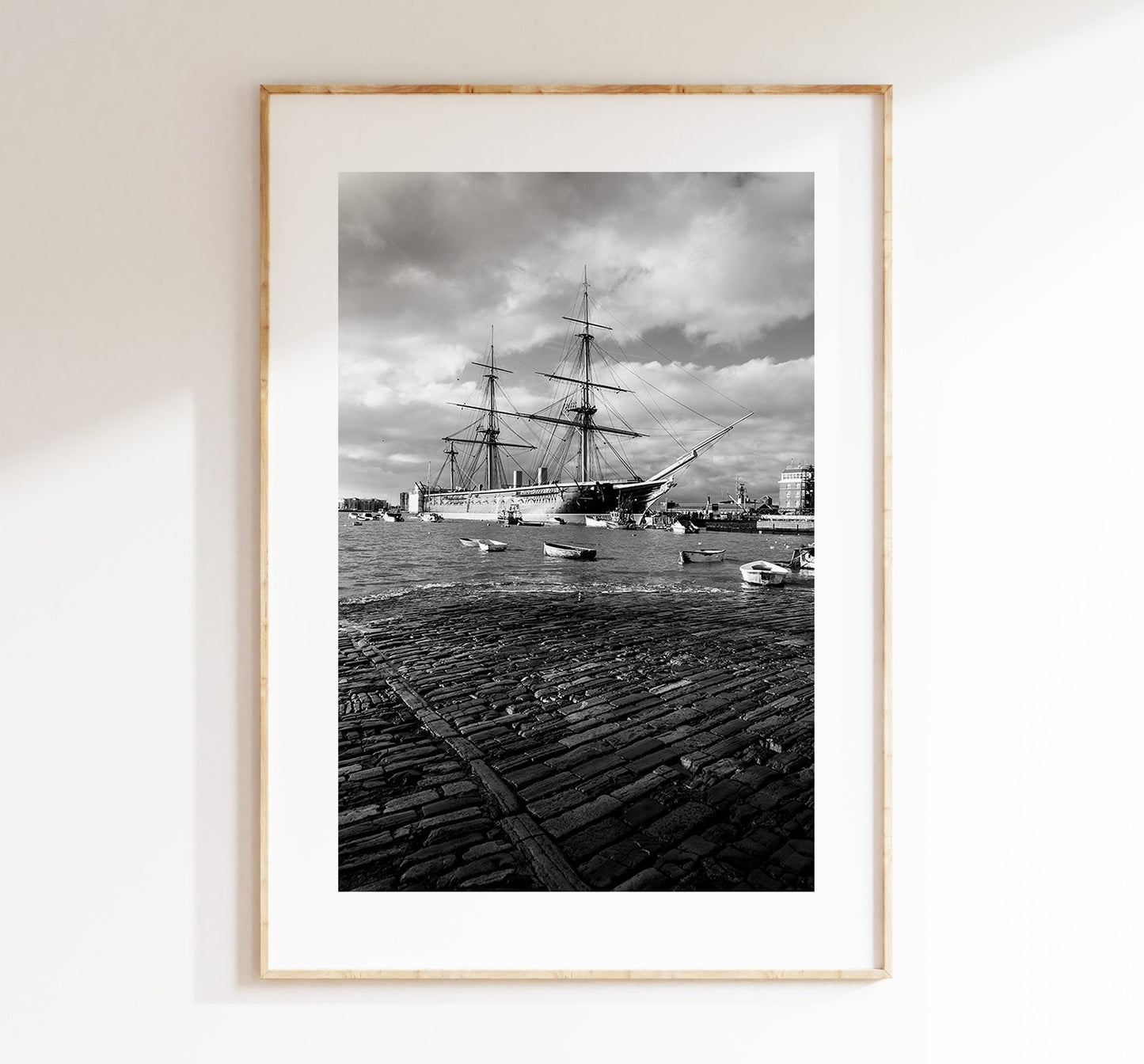 Warrior - Photography Print - Portsmouth and Southsea Prints - Wall Art -  Frame and Canvas Options - Portrait - BW