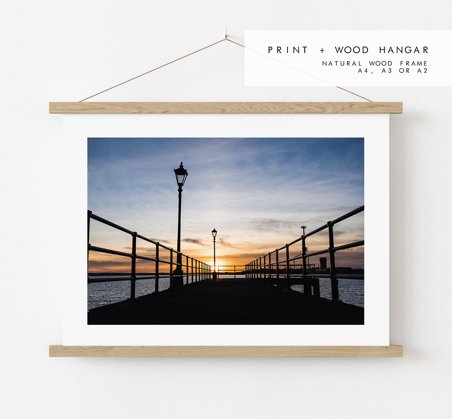 Hotwalls Pier - Photography Print - Portsmouth and Southsea Prints - Wall Art -  Frame and Canvas Options - Landscape