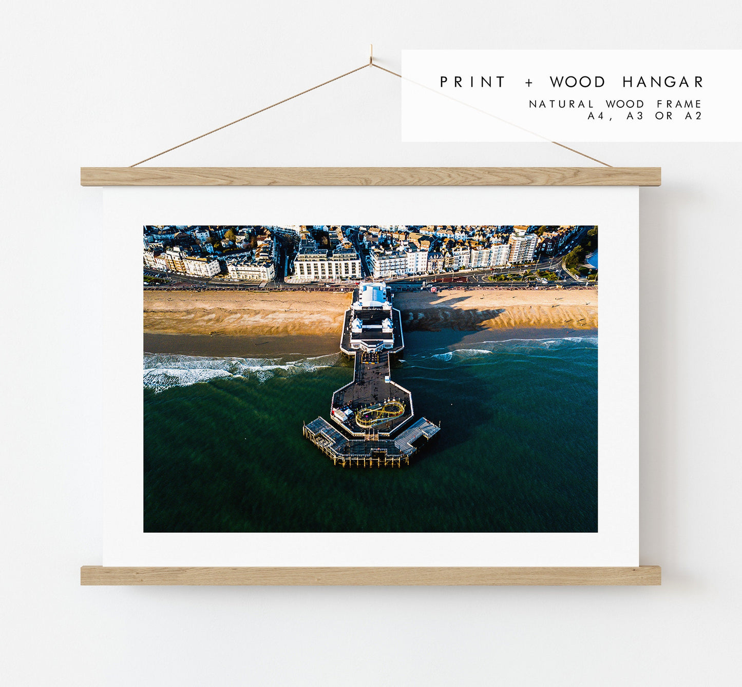 South Parade Pier - Photography Print - Portsmouth and Southsea Prints - Wall Art -  Frame and Canvas Options - Landscape - Aerial