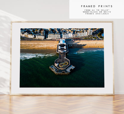 South Parade Pier - Photography Print - Portsmouth and Southsea Prints - Wall Art -  Frame and Canvas Options - Landscape - Aerial