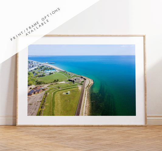 Southsea Seafront - Photography Print - Portsmouth and Southsea Prints - Wall Art -  Frame and Canvas Options - Landscape - Aerial