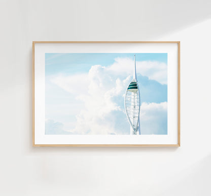 Spinnaker Tower - Photography Print - Portsmouth and Southsea Prints - Wall Art -  Frame and Canvas Options - Landscape