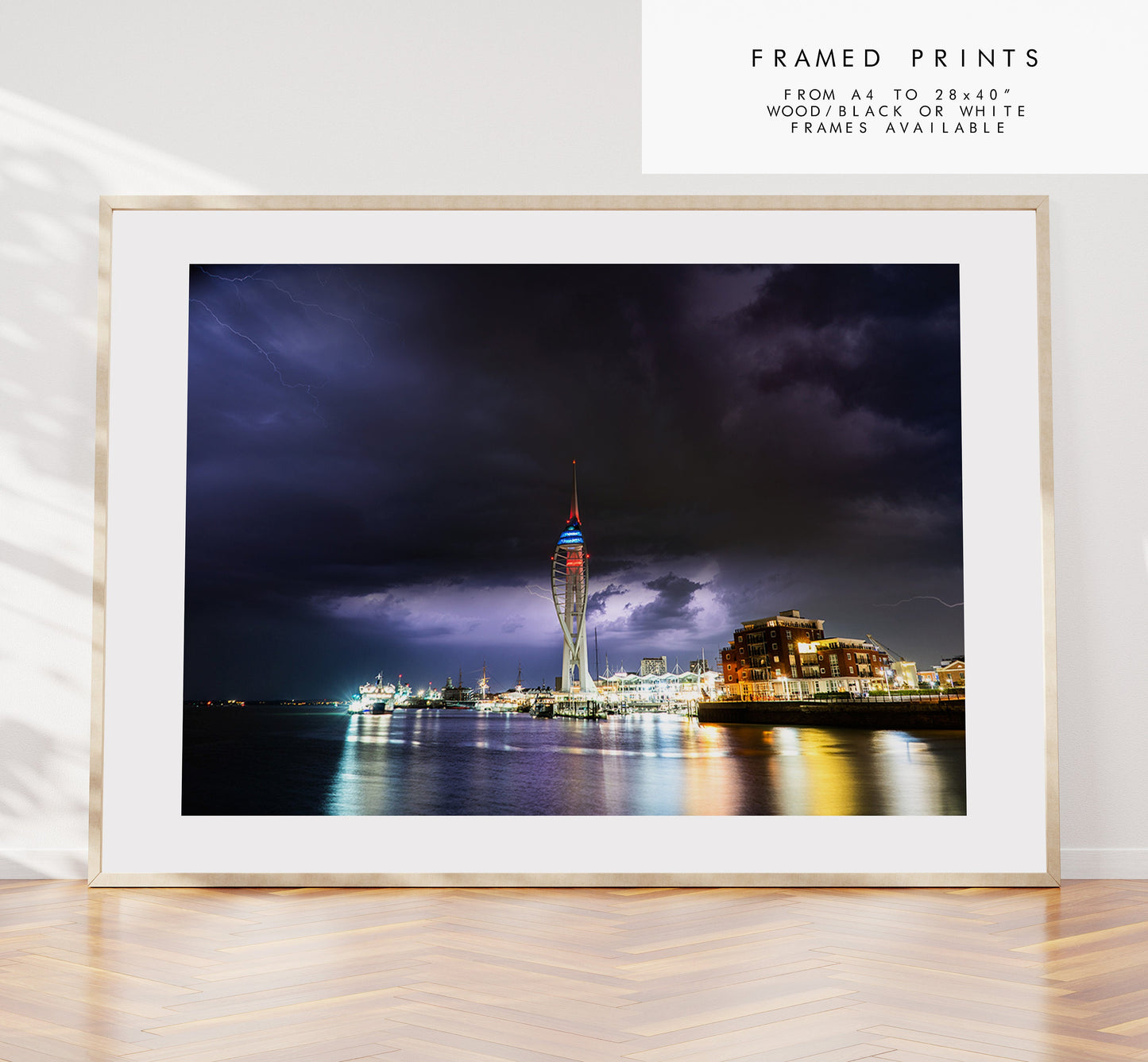 Portsmouth Print - Photography Print - Portsmouth and Southsea Prints - Wall Art -  Frame and Canvas Options - Landscape