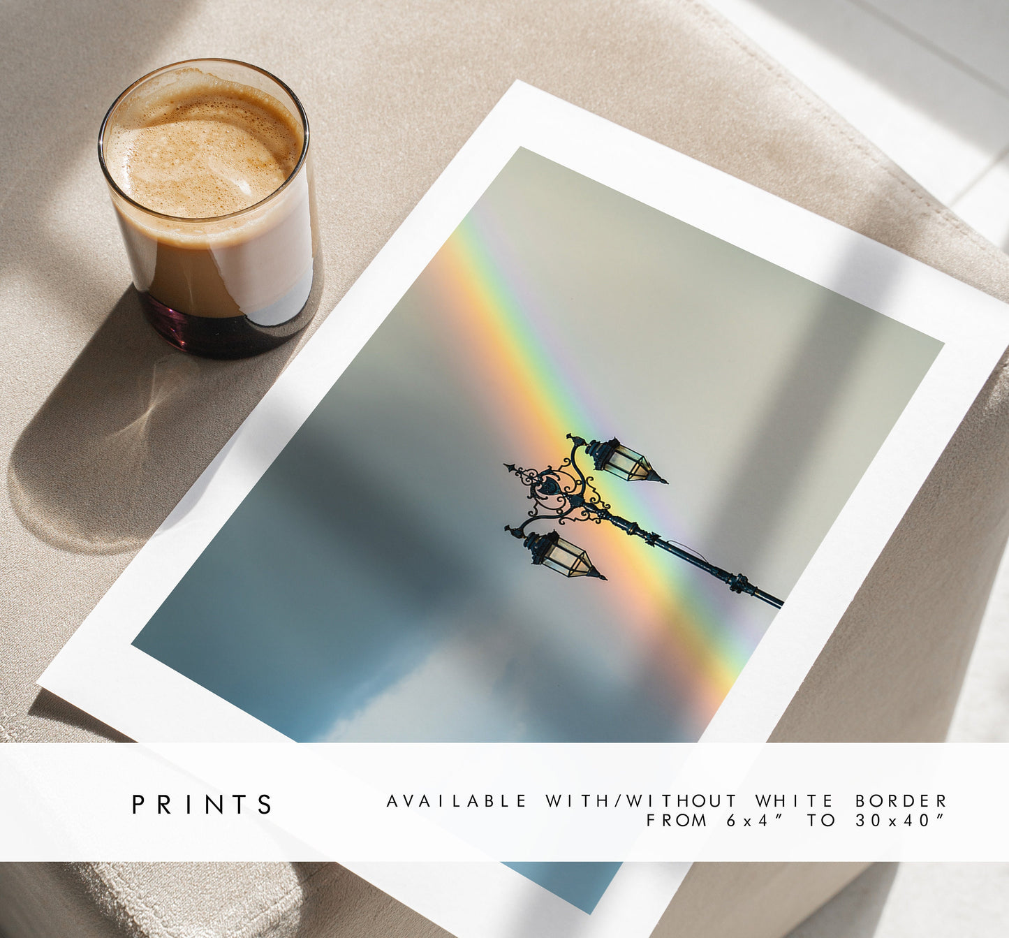 Southsea Rainbow - Photography Print - Portsmouth and Southsea Prints - Wall Art -  Frame and Canvas Options - Landscape