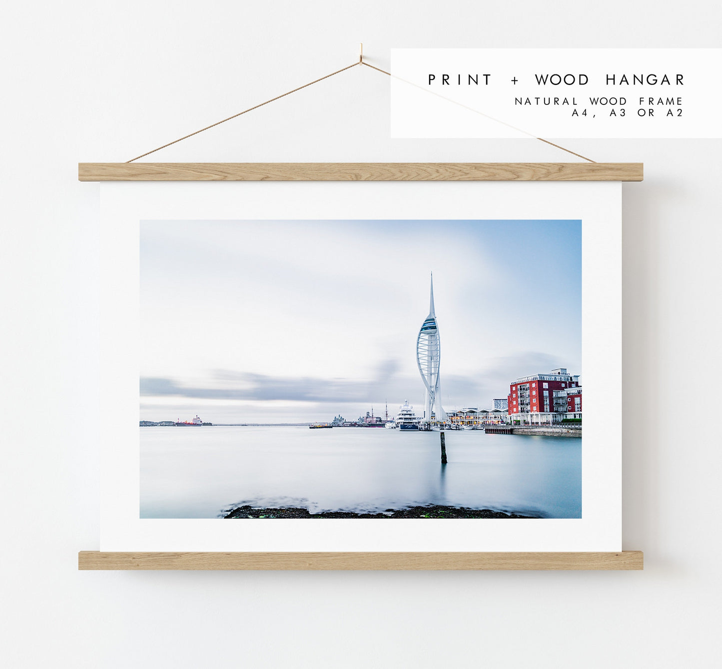 Spinnaker Tower - Photography Print - Portsmouth and Southsea Prints - Wall Art -  Frame and Canvas Options - Landscape