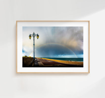 Southsea Rainbow - Photography Print - Portsmouth and Southsea Prints - Wall Art -  Frame and Canvas Options - Landscape