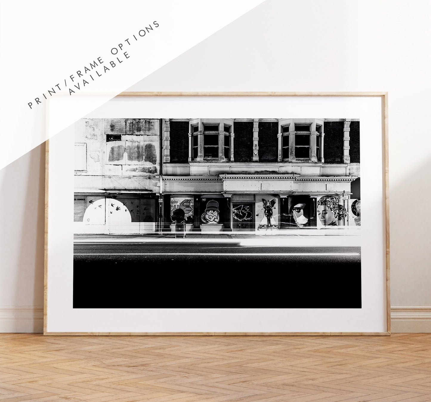 Southsea Streets - Photography Print - Portsmouth and Southsea Prints - Wall Art -  Frame and Canvas Options - Landscape - BW