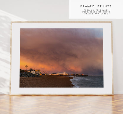 Southsea Beach - Photography Print - Portsmouth and Southsea Prints - Wall Art -  Frame and Canvas Options - Landscape