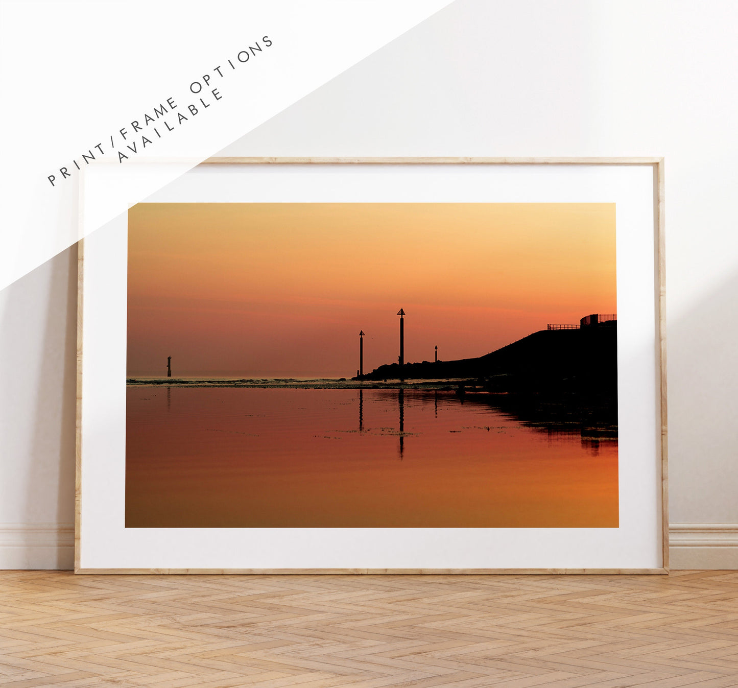 Southsea Beach - Photography Print - Portsmouth and Southsea Prints - Wall Art -  Frame and Canvas Options - Landscape