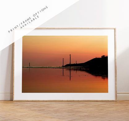 Southsea Beach - Photography Print - Portsmouth and Southsea Prints - Wall Art -  Frame and Canvas Options - Landscape