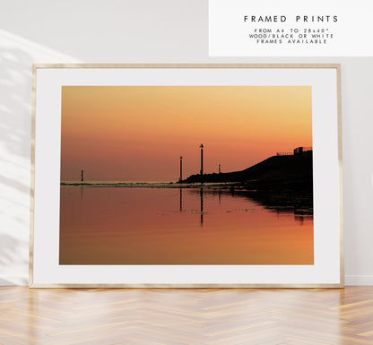 Southsea Beach - Photography Print - Portsmouth and Southsea Prints - Wall Art -  Frame and Canvas Options - Landscape