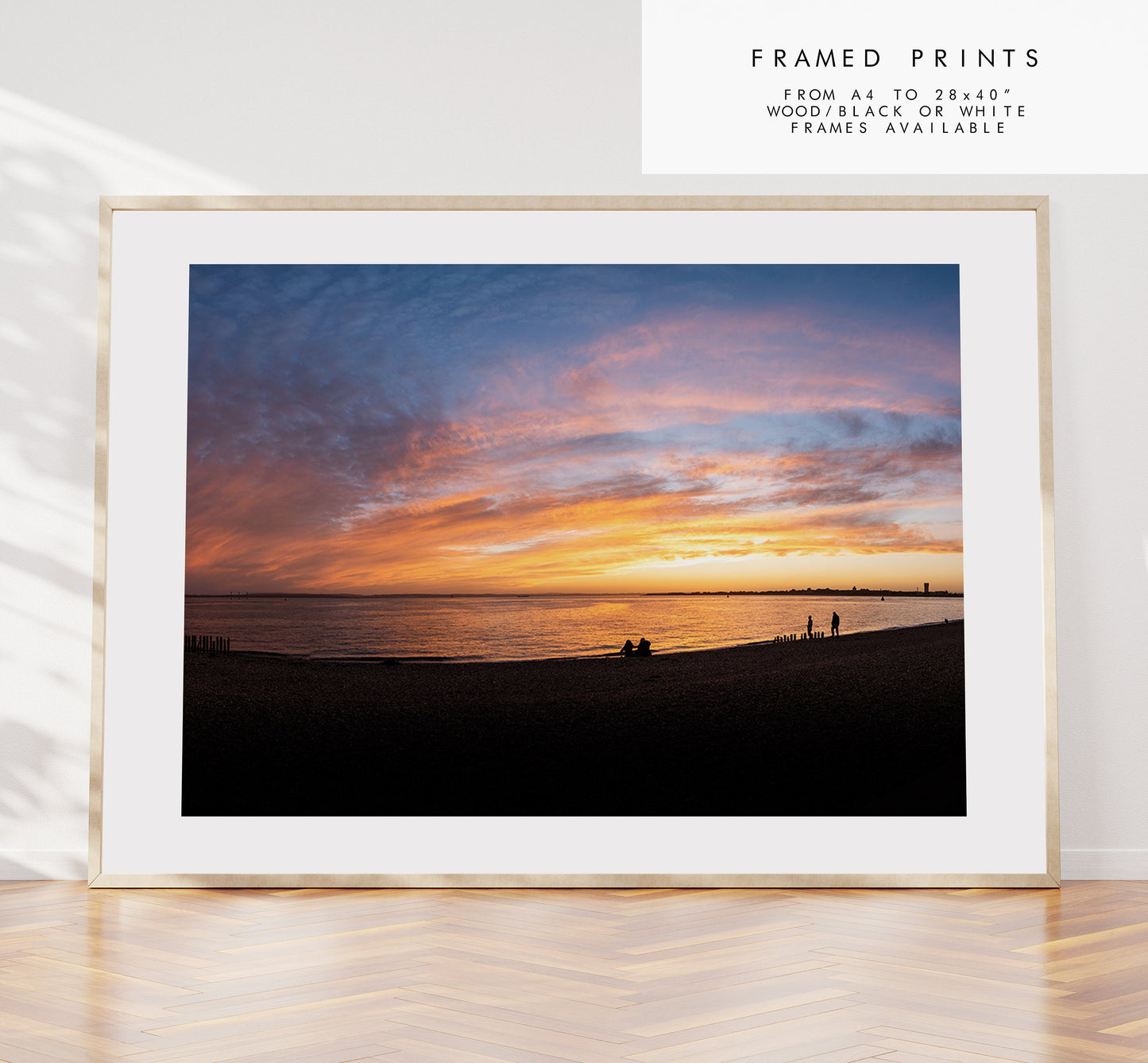 Southsea Sunsets - Photography Print - Portsmouth and Southsea Prints - Wall Art -  Frame and Canvas Options - Landscape