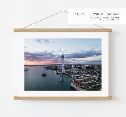 Spinnaker Tower - Photography Print - Portsmouth and Southsea Prints - Wall Art -  Frame and Canvas Options - Landscape