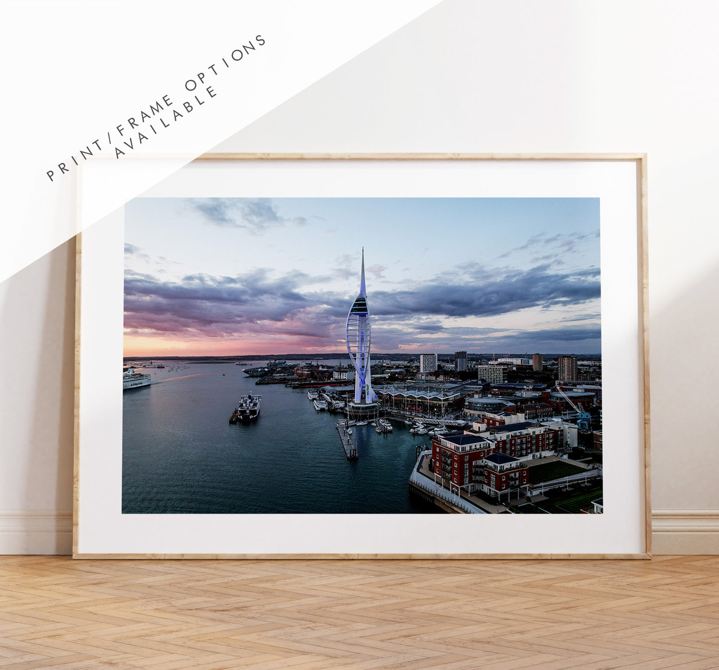 Spinnaker Tower - Photography Print - Portsmouth and Southsea Prints - Wall Art -  Frame and Canvas Options - Landscape