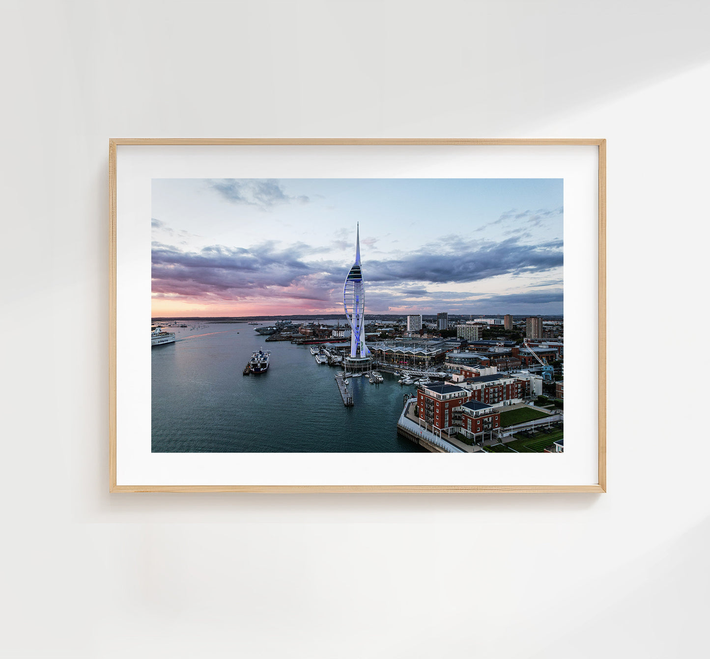 Spinnaker Tower - Photography Print - Portsmouth and Southsea Prints - Wall Art -  Frame and Canvas Options - Landscape