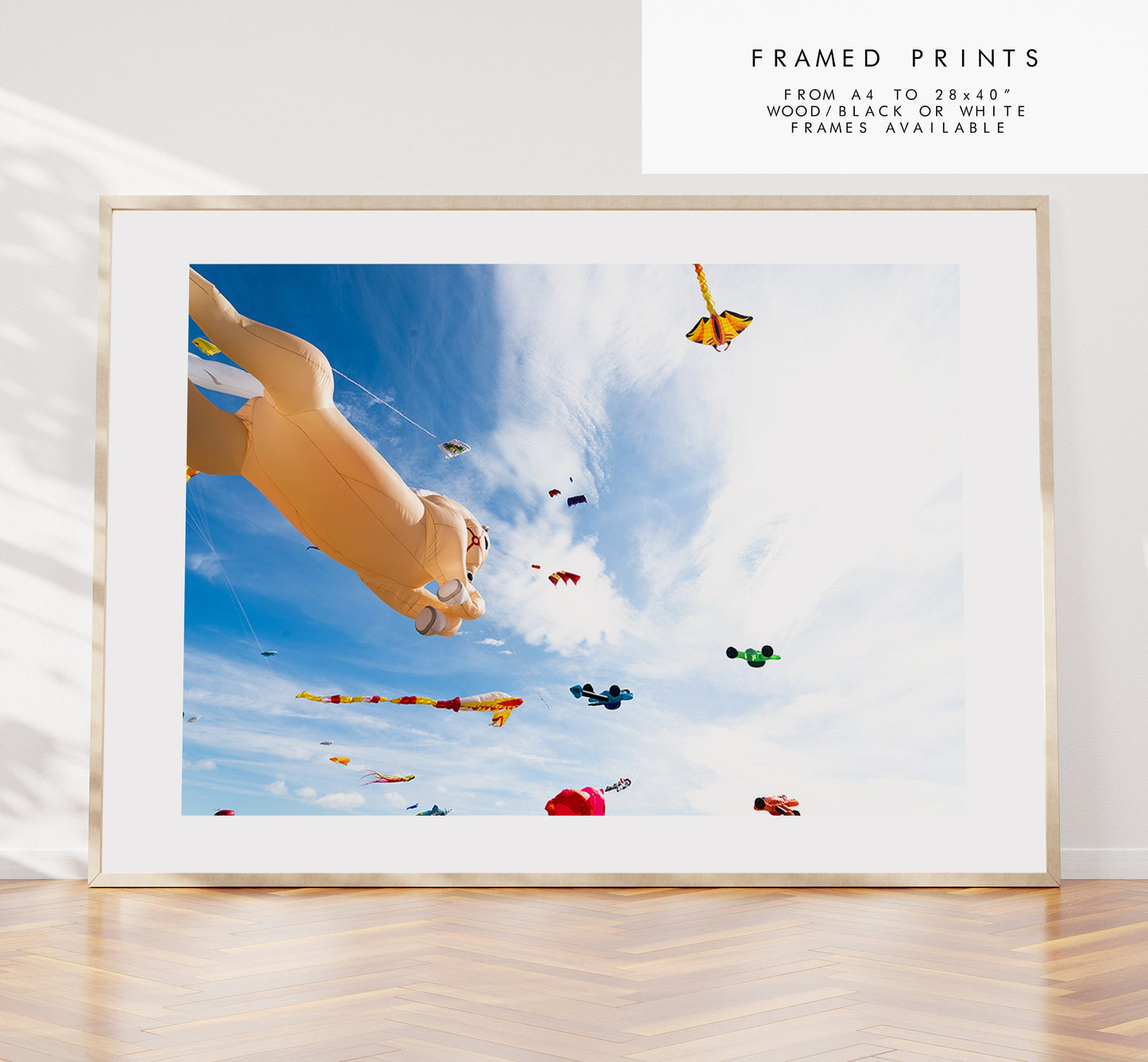 Southsea Kite Festival - Photography Print - Portsmouth and Southsea Prints - Wall Art -  Frame and Canvas Options - Landscape