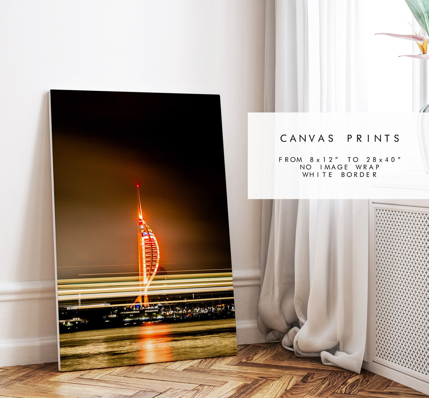 Spinnaker Tower - Photography Print - Portsmouth and Southsea Prints - Wall Art -  Frame and Canvas Options - Portrait