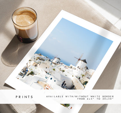 Greece Print Set of 3 - Santorini Photography Prints - Greek Wall Art - Framed Prints Available - Fine Art Photography - Greek Architecture