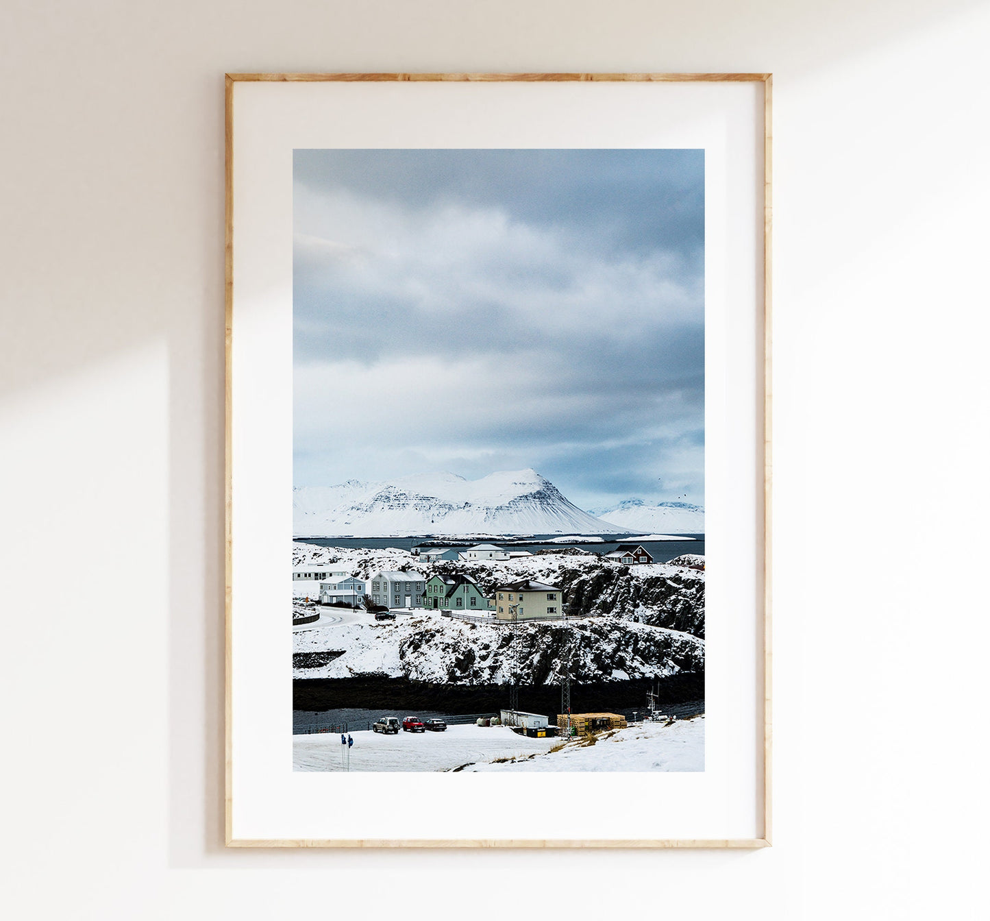 Stykkisholmur - Iceland Photography Print - Iceland Wall Art - Iceland Poster - Icelandic Houses - Contemporary - Snaefellsness - Northern